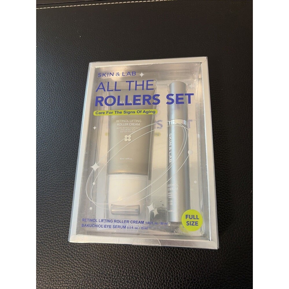 SKIN & LAB All The Rollers Set Retinol Lifting Cream & Bakuchiol Eye Serum Kit